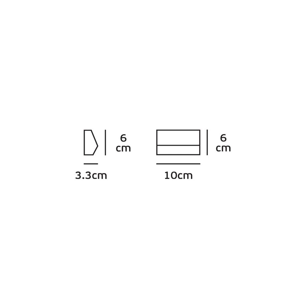 Projecteur mural extérieur VK Leading Light LED, largeur 10 cm, gris/anthracite/blanc Grey