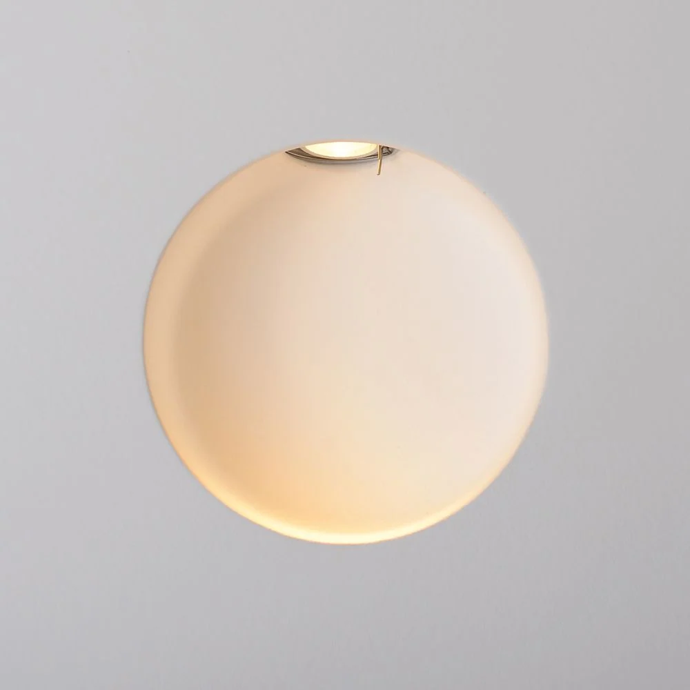 Spot encastré mural VK Leading Light LED, H 18 cm, blanc