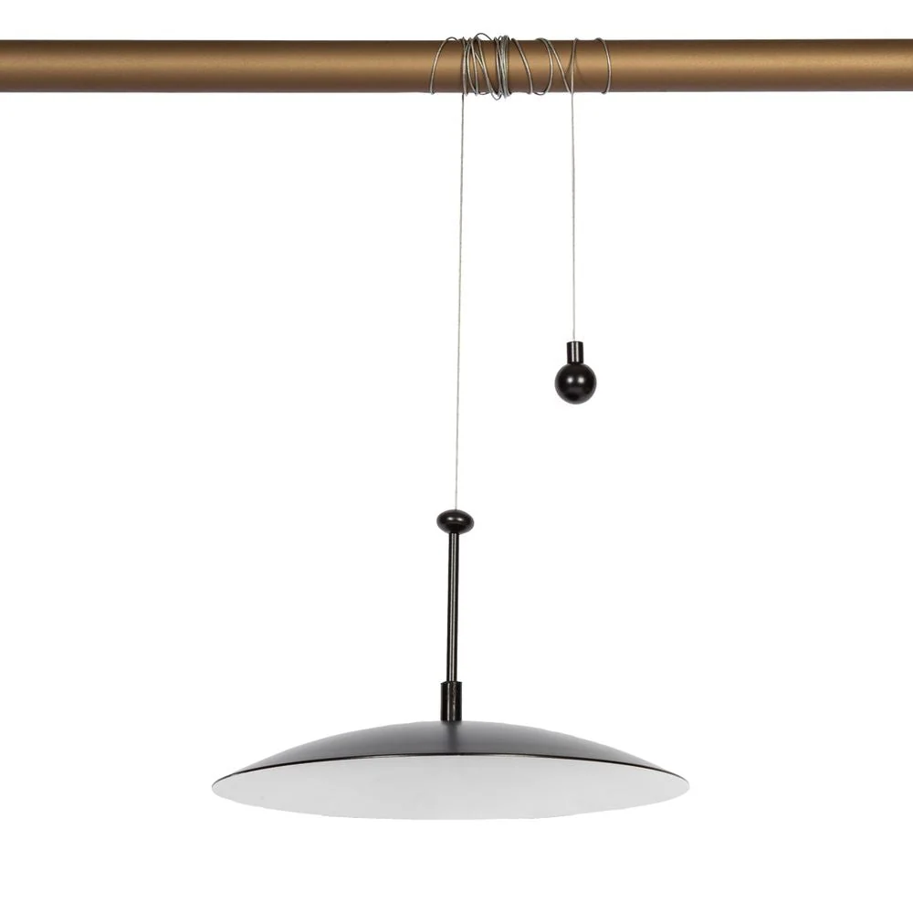 Suspension d'extérieur VK Leading Light D 22 cm, noir/blanc White