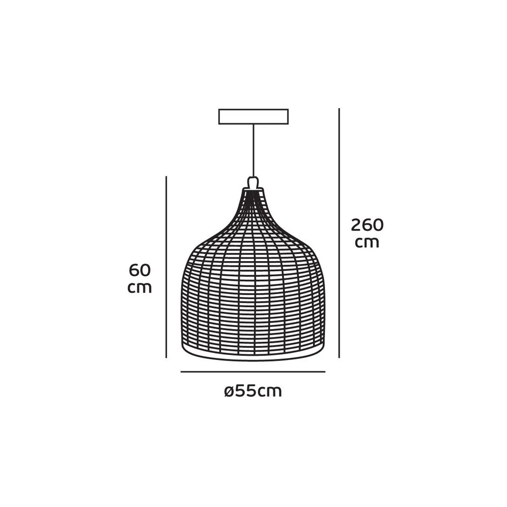 Suspension VK Leading Light E27, D 55 cm