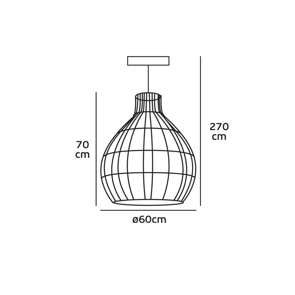 Suspension VK Leading Light E27, D 60 cm