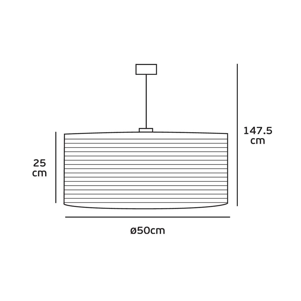 Suspension VK Leading Light E27, D 50 cm