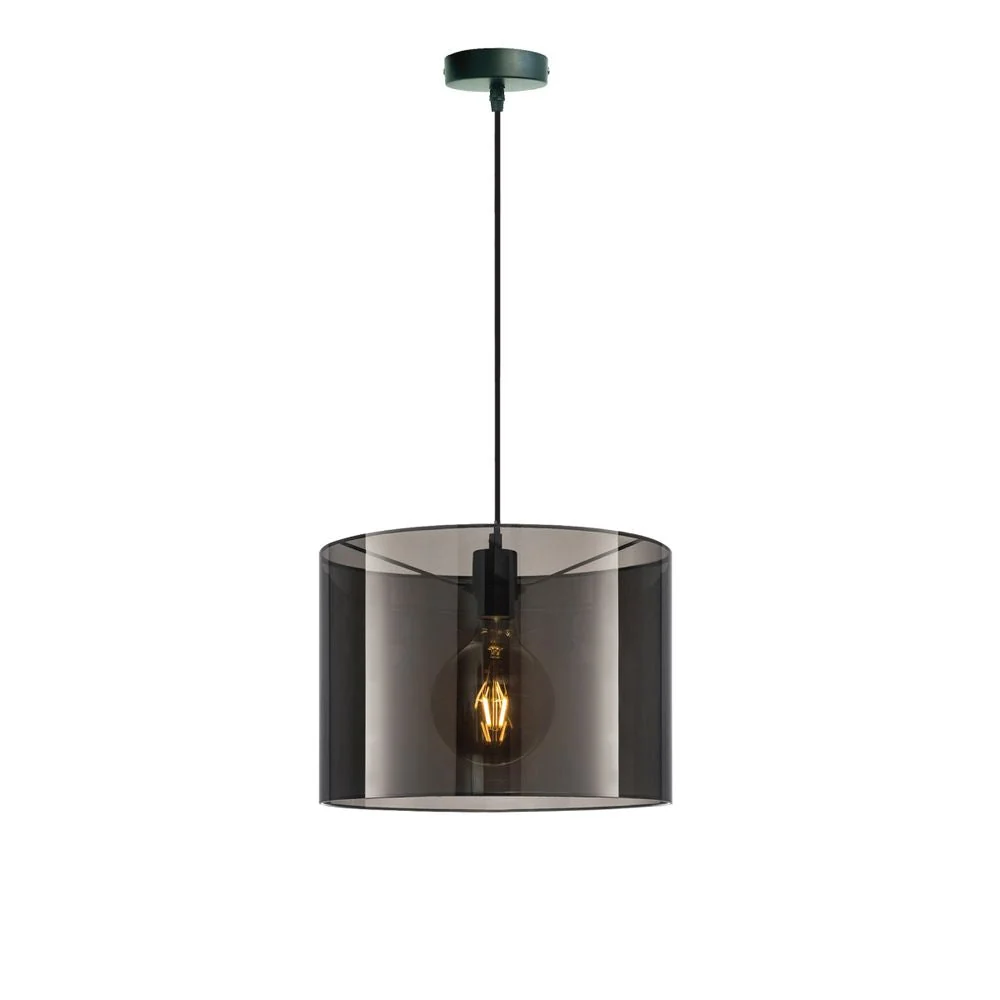 Suspension VK Leading Light E27, diamètre 35 cm, noire
