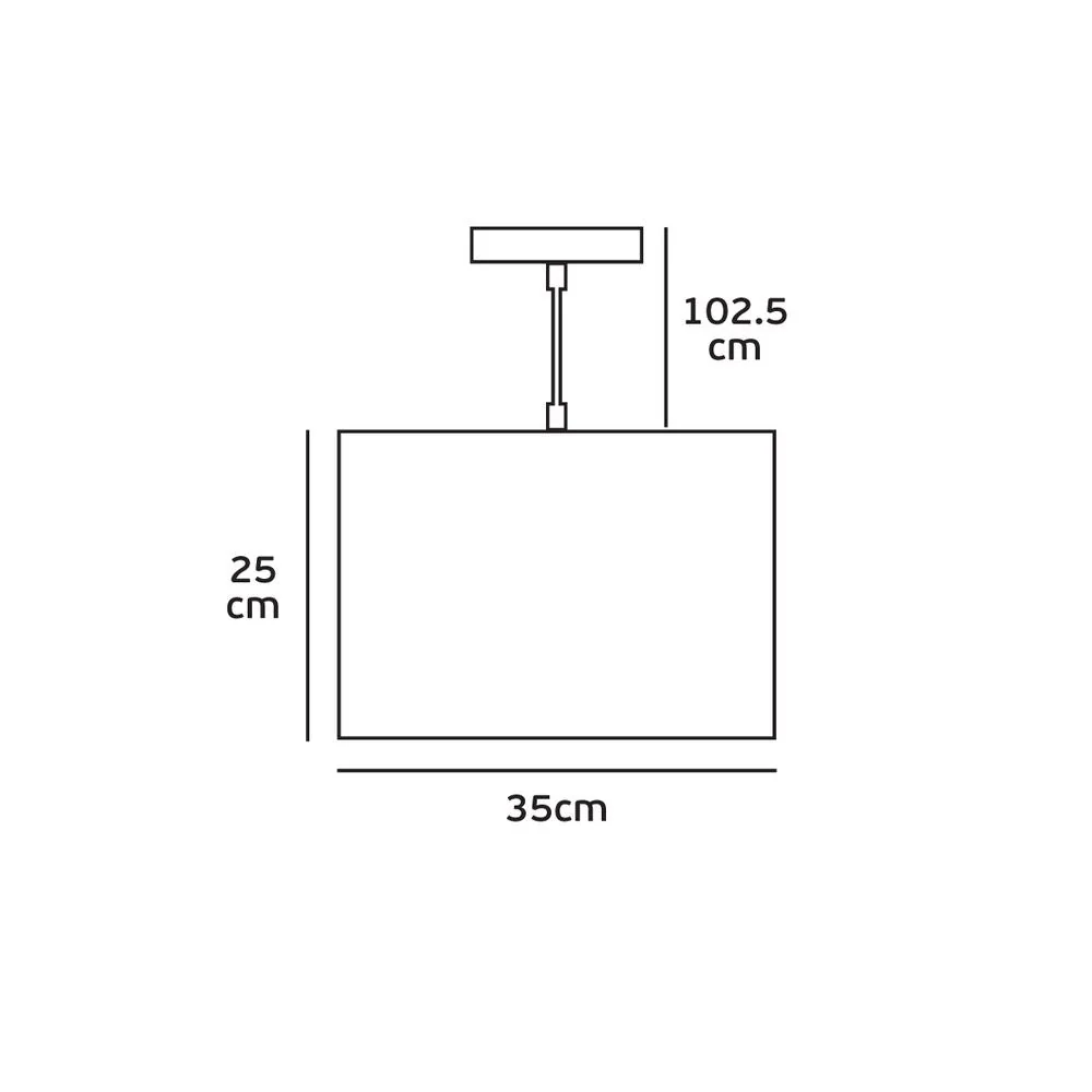 Suspension VK Leading Light E27, diamètre 35 cm, noire