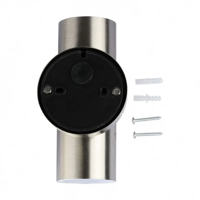 Applique Murale LED Argent IP44 Double Faisceau GU10 VTAC