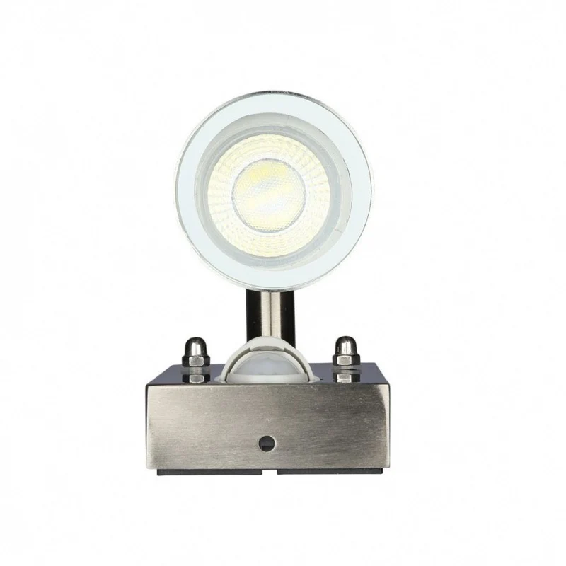 Applique Murale LED IP44 Double Faisceau GU10 avec Détecteur de Mouvement VTAC