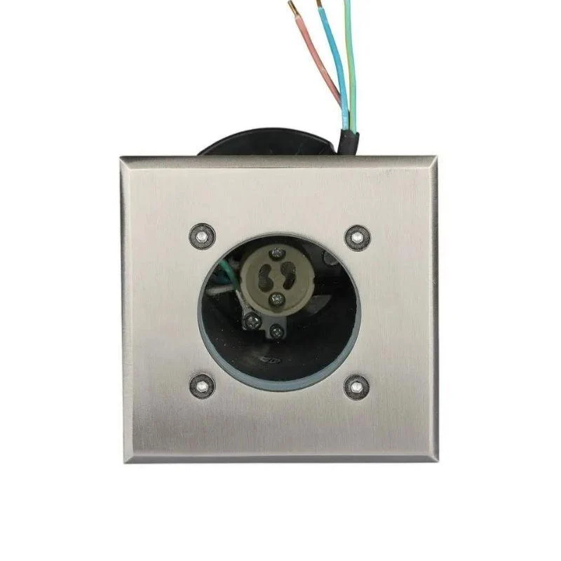 Spot LED Extérieur Encastrable Carré IP65 pour Ampoule GU10 VTAC