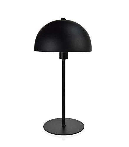 Lampe à Poser Champignon Métal Noir Wadiga