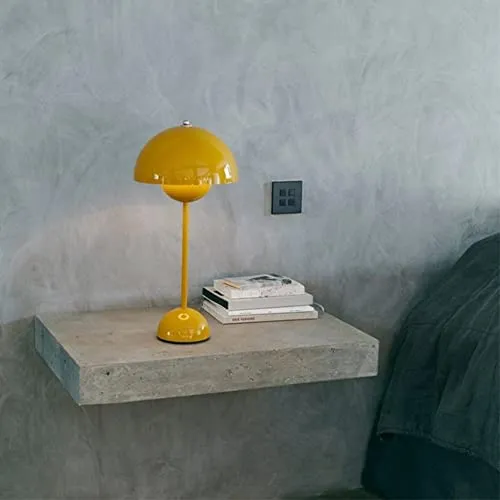 XIEJ Lampe de chevet LED de style moderne - Lampe de bureau - Champignon - Décoration de table - Idéale pour le salon, la...