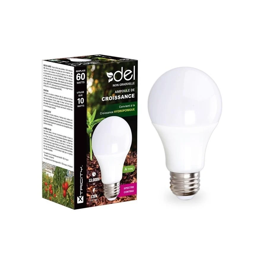 Xtricity ampoule de croissance del type /10w/120v/e26