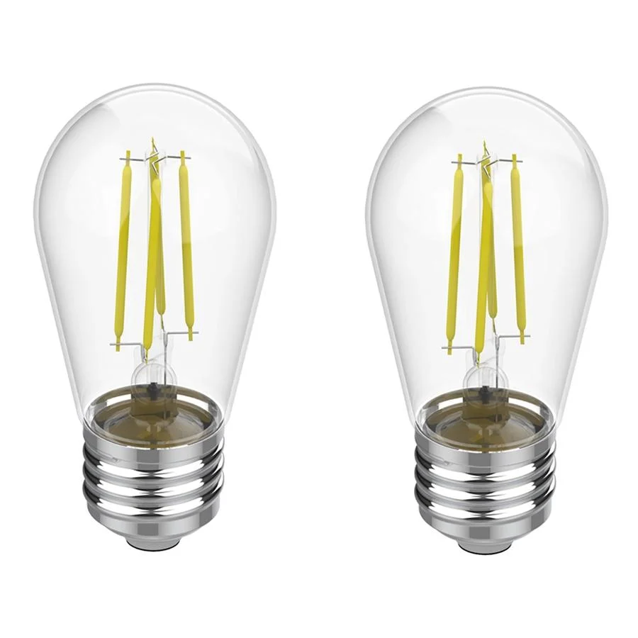 Xtricity - Ensemble de 2 Ampoules DEL Gradable à économie d'énergie, 3W, Culot E26, 3000K Blanc Doux