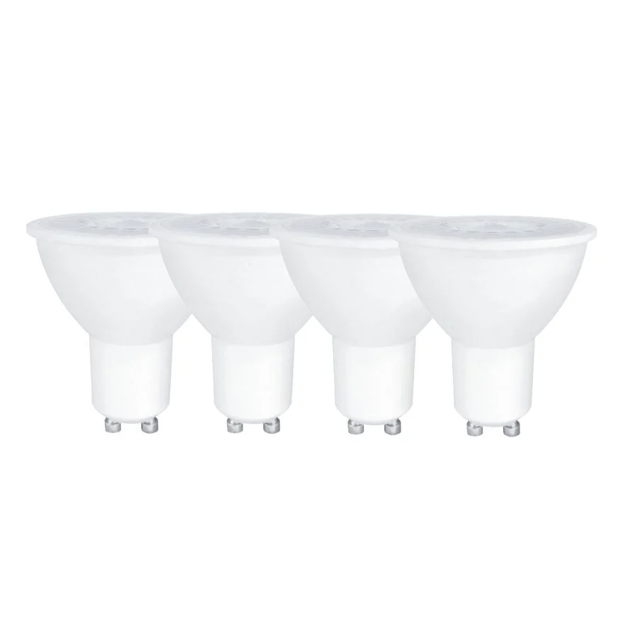 Xtricity - Ensemble de 4 Ampoules DEL Gradable à économie d'énergie, 7W, Culot GU10, 5000K Lumière du Jour
