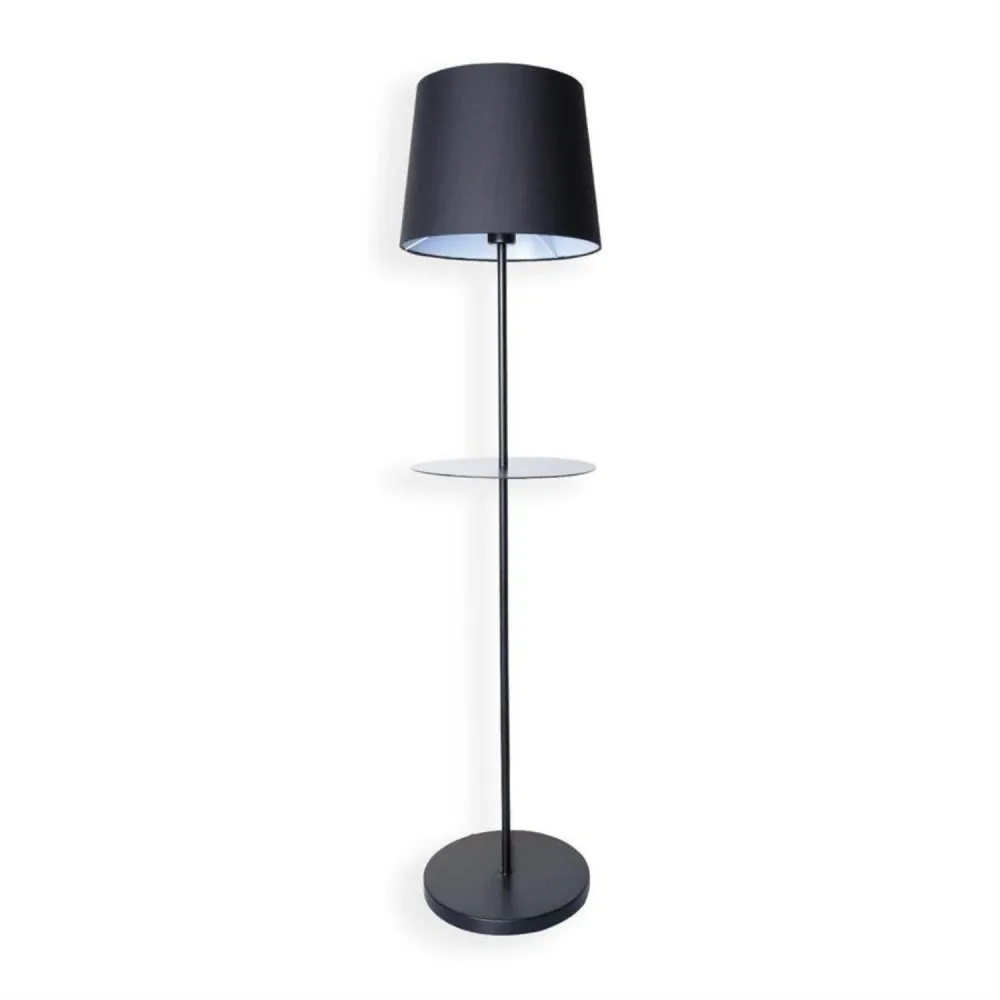 Xtricity - Lampe Torchère sur Pied, Hauteur de 4.25', de la Collection Nirvana, Noir