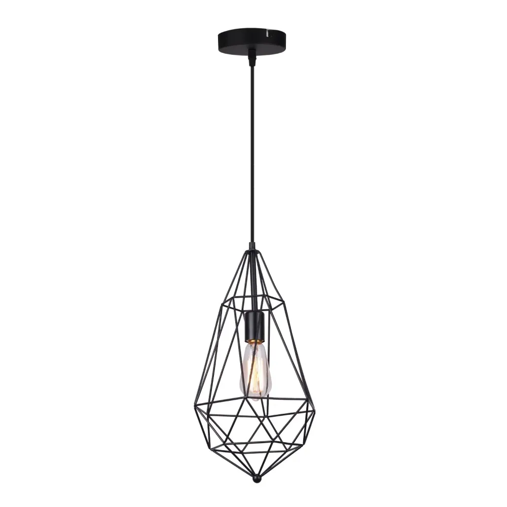 Xtricity - Luminaire Suspendu, Largeur de 9.8'', De la Collection Shadow, Noir