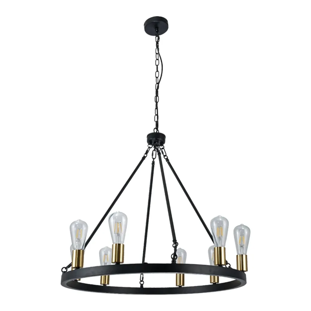 Xtricity - Luminaire Suspendu à 6 Lumières, Largeur de 28.3'', De la Collection WestGate, Noir