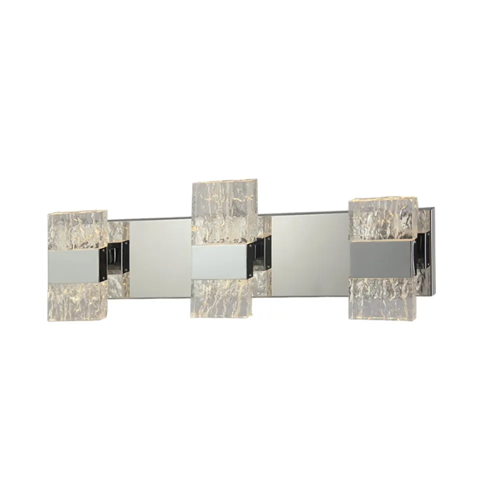 Xtricity - Luminaire de Vanité au DEL, Largeur de 24.1'', De la Collection Christalina, Fini Chromé