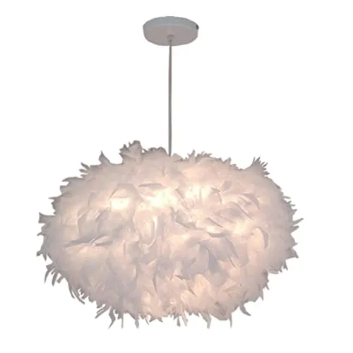 Yabag Lampes suspendues de plafond modernes nordiques chambre juvénile 45 cm