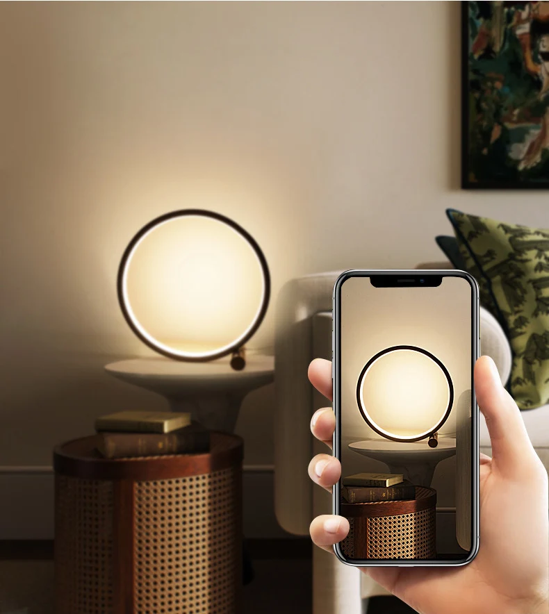 Lampe de Table LED Circulaire 25CM yarabox