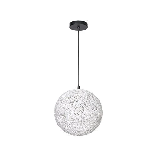 Ampoule de chanvre lustre restaurant barre de table corde lustre salon éclairage pépinière allée lampes créatif coloré E27...