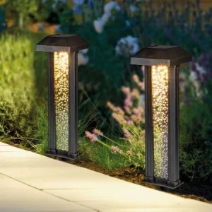 Lot de 2 Lampes Solaires à led pour éclairage de jardin - Livraison offerte Zantrada