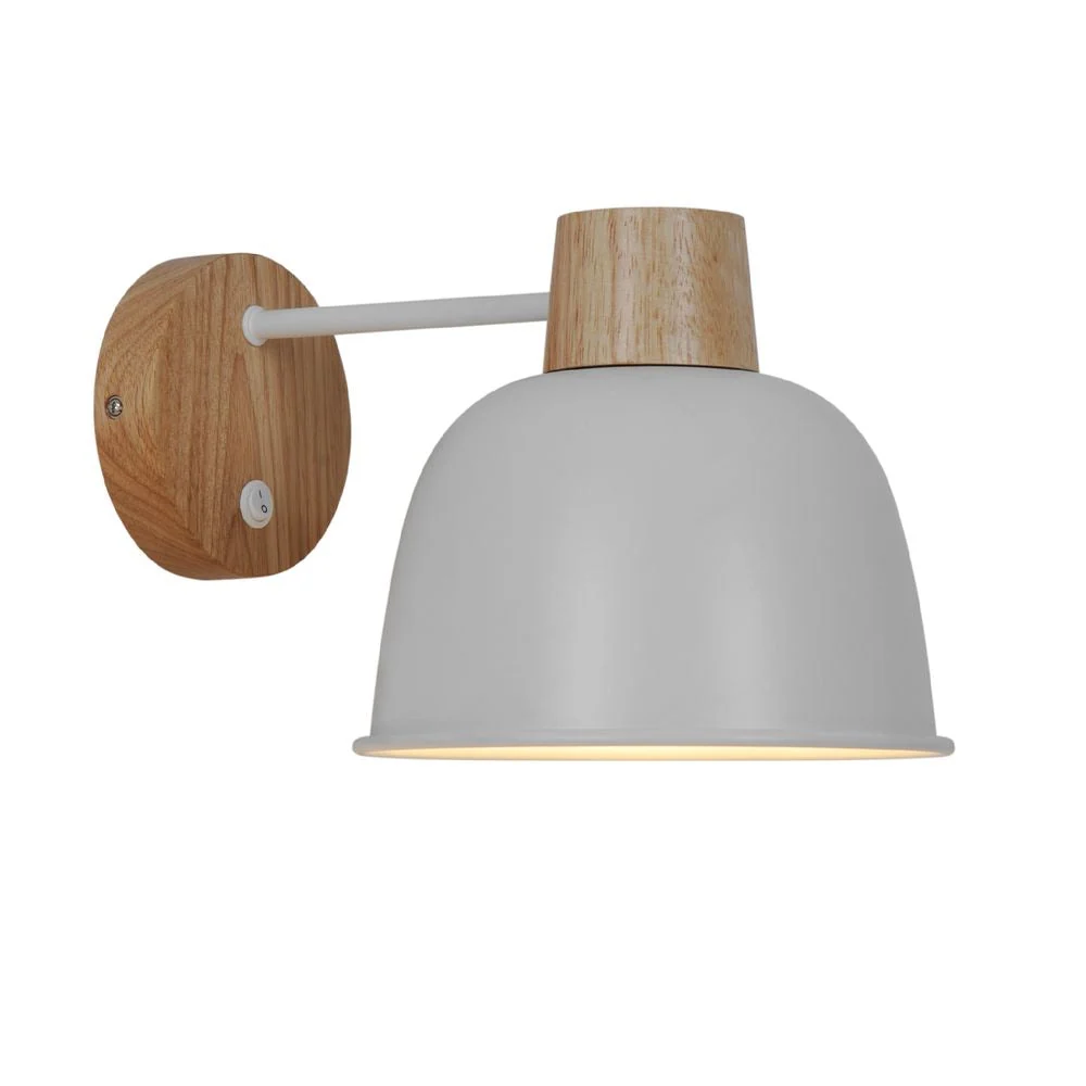 Applique murale Zumaline Orlo 1L E27, bois