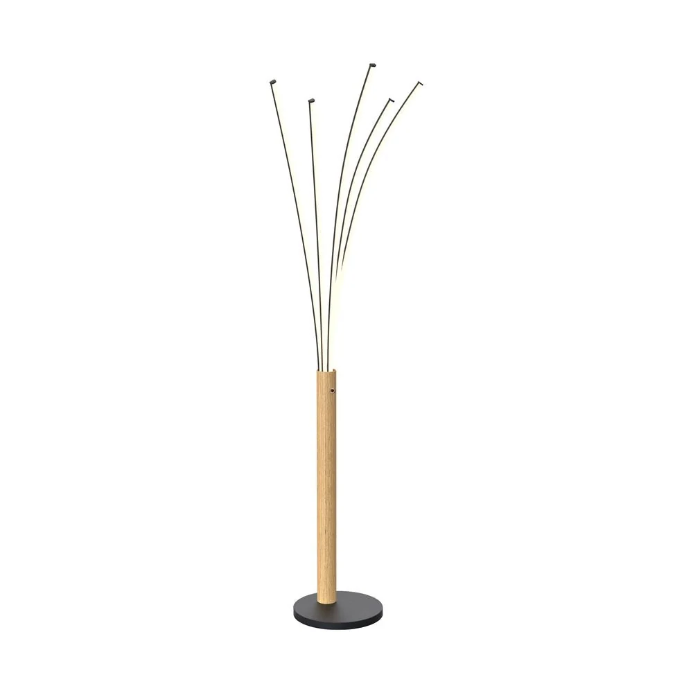 Lampadaire Zumaline Velden 1L LED 21W 3000K, H 180cm