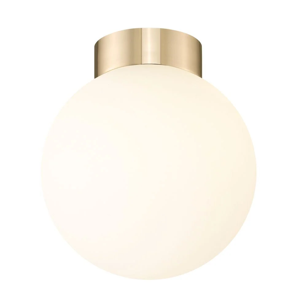 Plafonnier encastré Zumaline Arcturus 1L, culot G9, diamètre 14 cm Gold