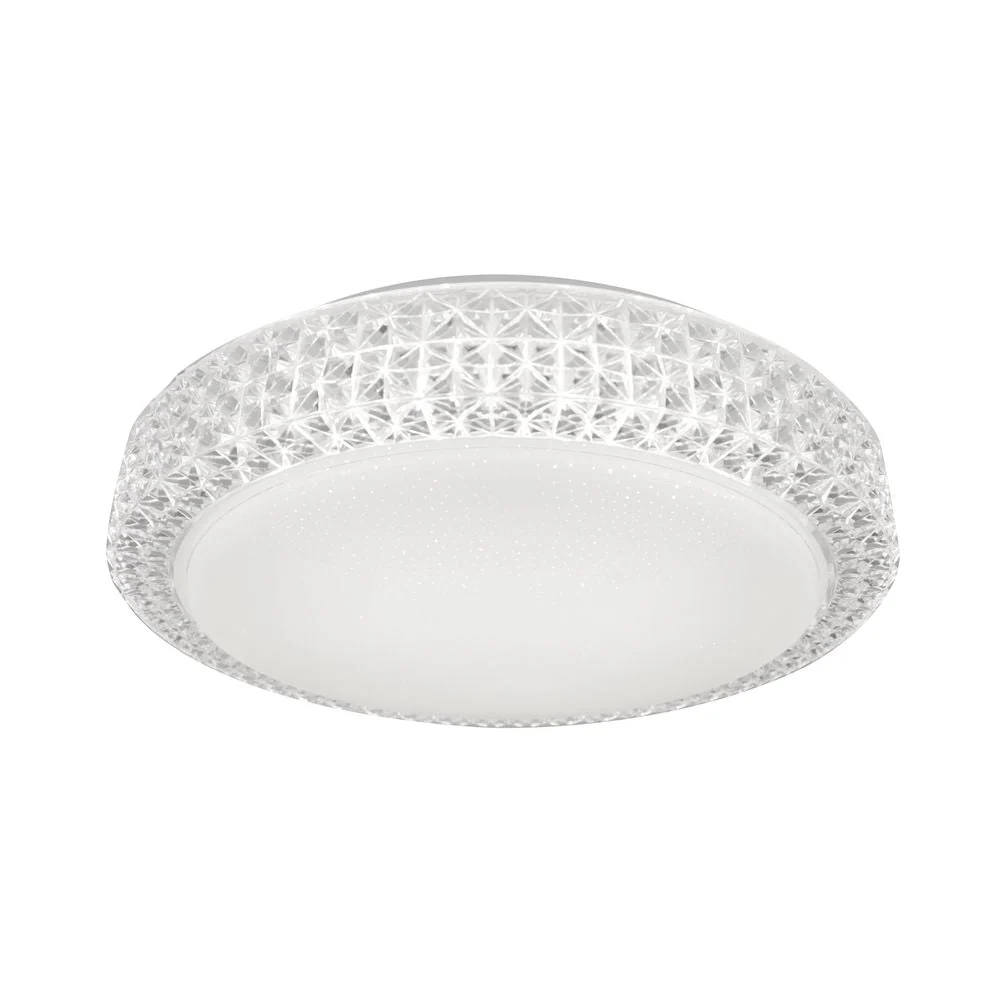 Plafonnier encastré Zumaline Moa 1L LED 24W, D 40cm