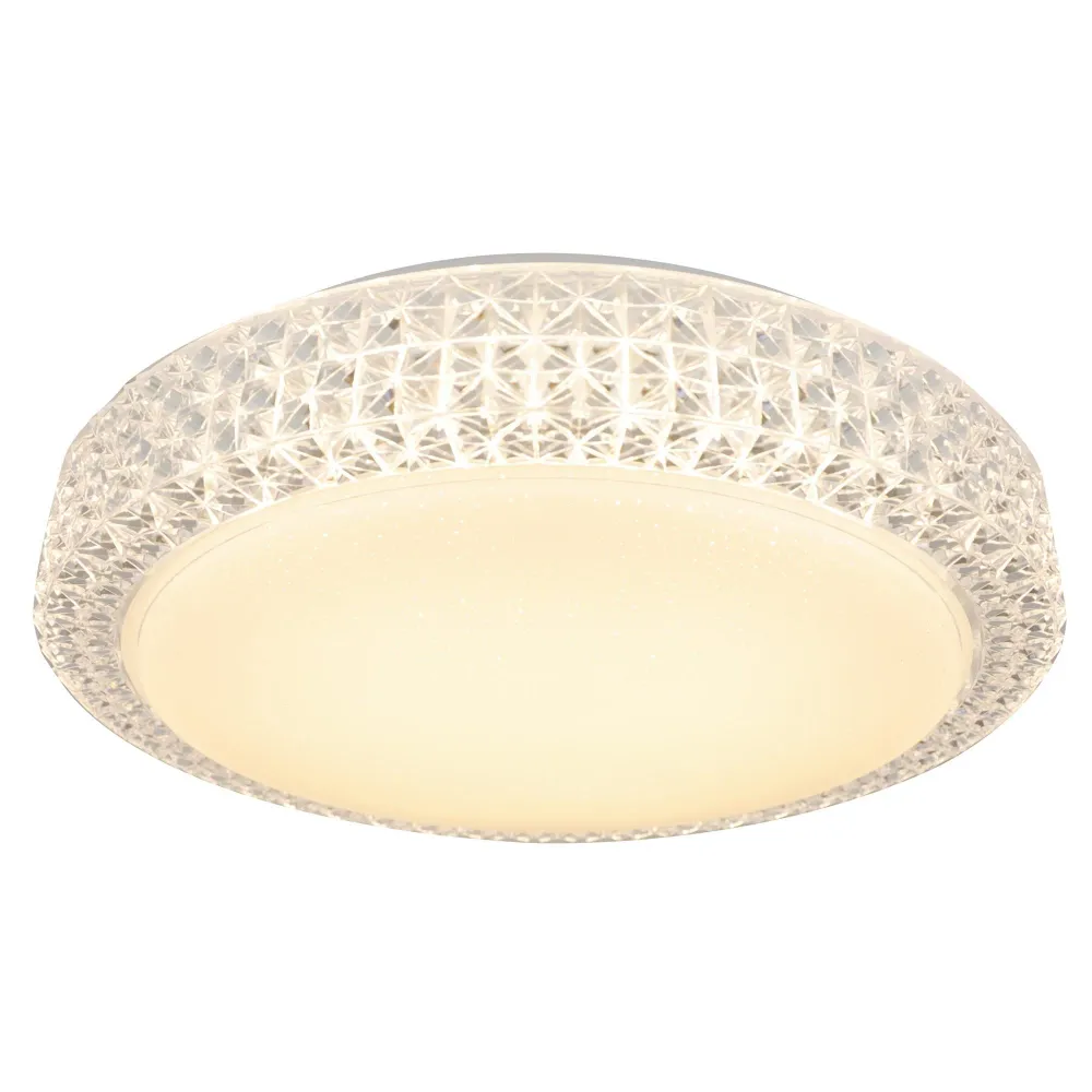 Plafonnier encastré Zumaline Moa 1L LED 24W, D 40cm