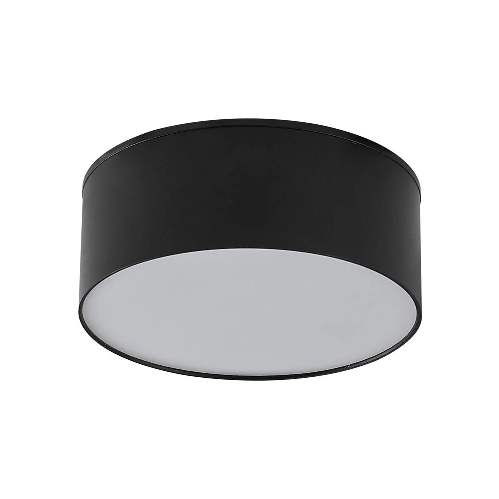 Plafonnier LED Zumaline Solari 1L, 12 W, 3000 K Black
