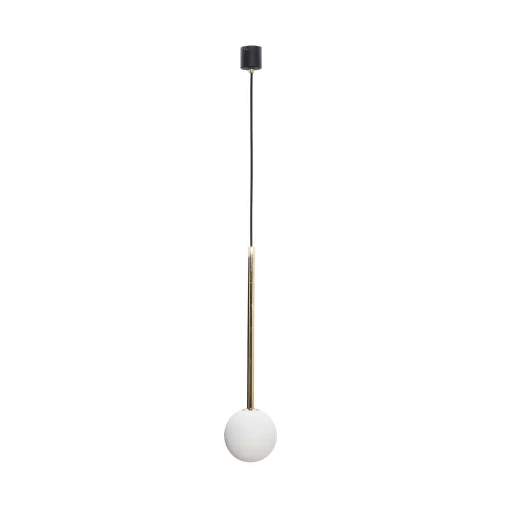 Suspension Zumaline Ali 1L G9, métal doré