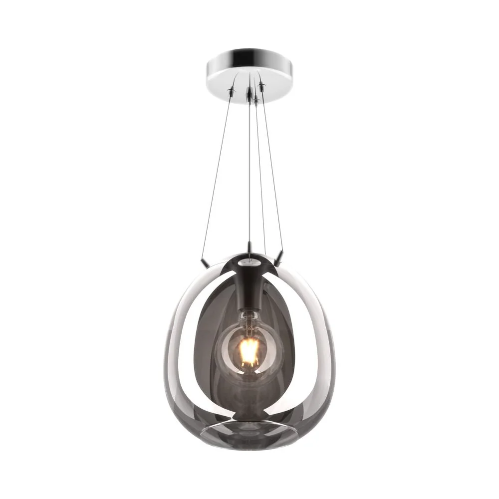 Suspension Zumaline Moon 1L, douille E27, longueur 30 cm