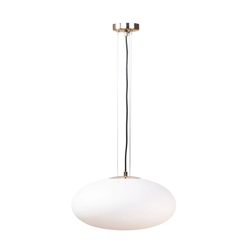 Suspension Zumaline Omi 1L E27, noir/or Black