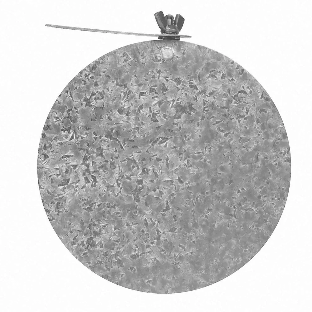 Clé de débit ronde en acier galvanisé, 4''