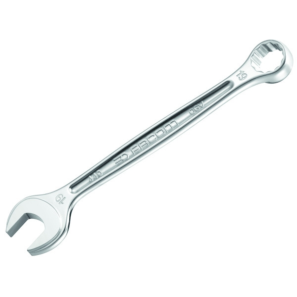 Majeur mixte métrique OGV® 440 - 24 x 267 mm - Épaisseur de fourche : 9,7 mm chromé,satiné - FACOM