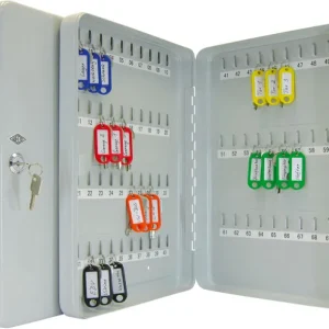 Armoire à cle - Coffre cle - 93 clés - + 93 porte cle - k300 avec Ancrage Mur/Sol