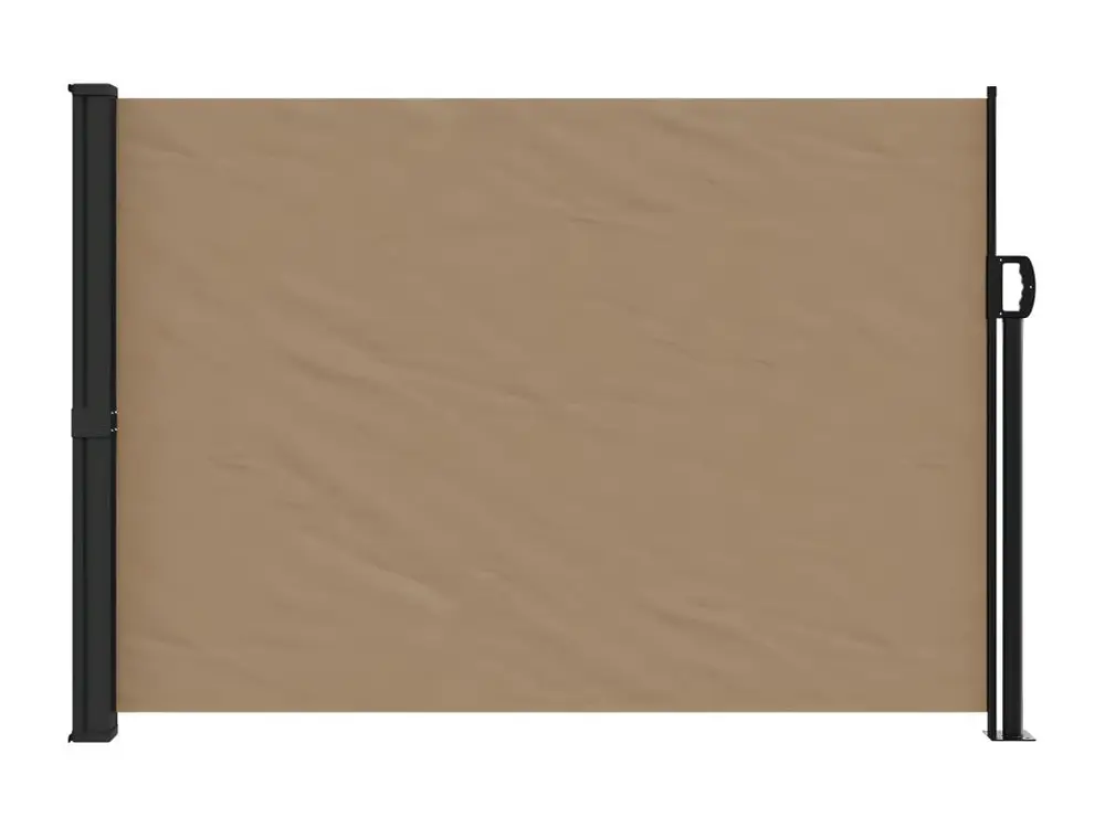 Coffre ignifuge Auvent latéral rétractable taupe 140x500 cm