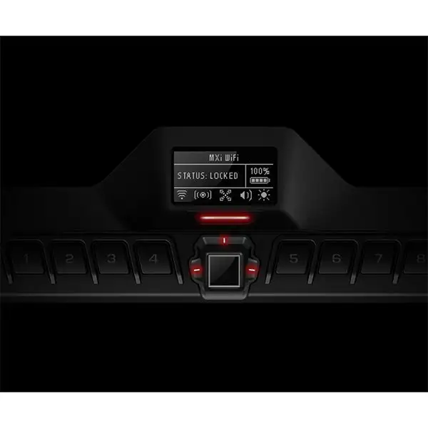 coffre-fort mobile MX SERIES Wi-fi, couvert noir (biométrique)