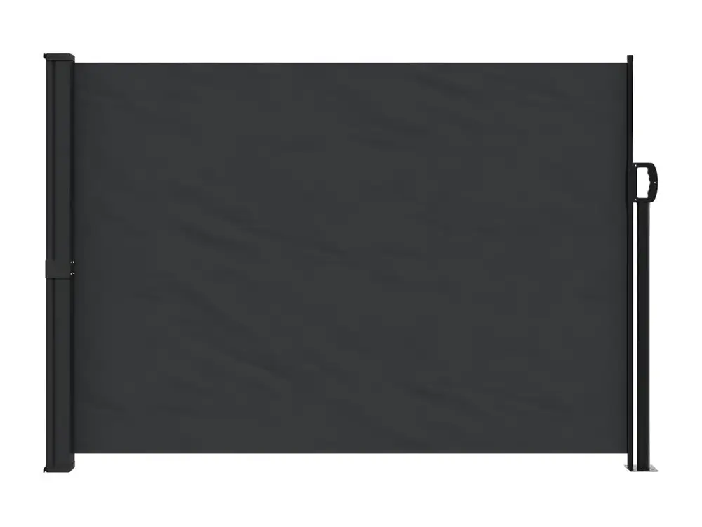 Coffre-fort numérique Auvent latéral rétractable noir 140x500 cm