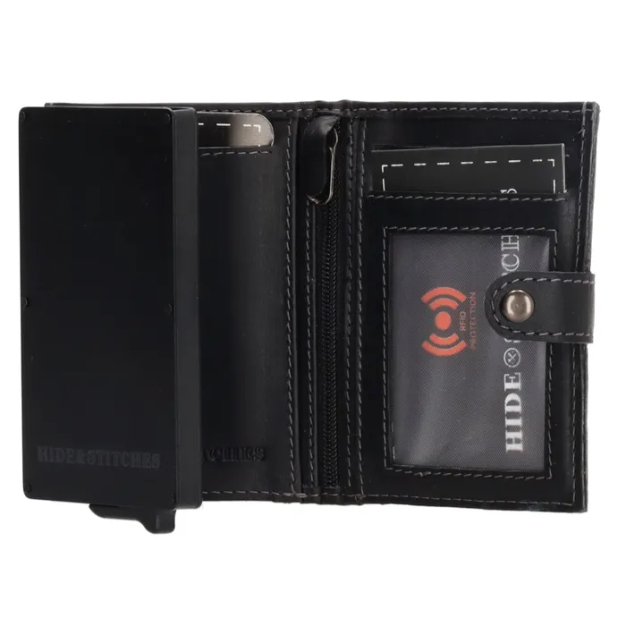Coffret mural Hide & Stitches Porte-cartes Japura Safety Wallet Cuir ciré