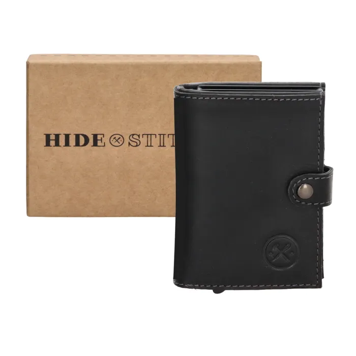 Coffret mural Hide & Stitches Porte-cartes Japura Safety Wallet Cuir ciré