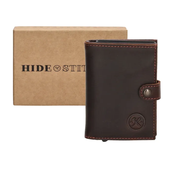 Coffret mural Hide & Stitches Porte-cartes Japura Safety Wallet Cuir ciré
