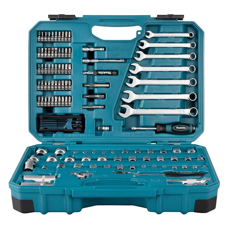 Certifié CE Jeu d'outils en coffret MAKITA E-06616 120 pièces