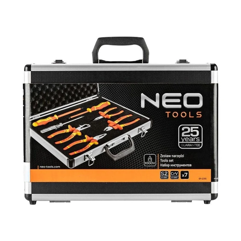 Rénovation Coffret 7 outils isolés 1000 V NEO TOOLS 01-235