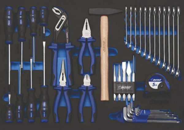 Serrage Coffret d'outils Boxo 1/4" & 1/2" 203 pcs BXE017 magasiner à bas prix