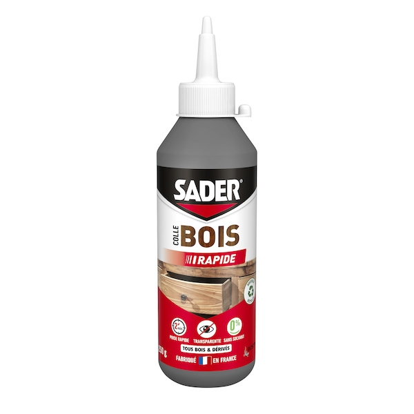 Colle à bois prise foudroyant - 250 g - SADER