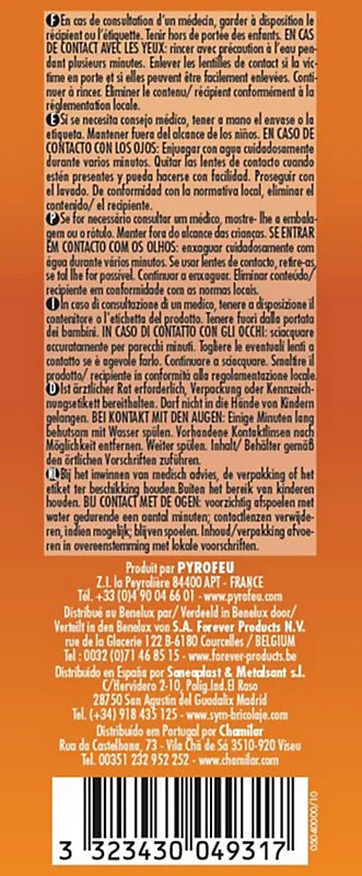 Colle pour joint de foyers et inserts en tube de 50 ml (résistant aux UV)