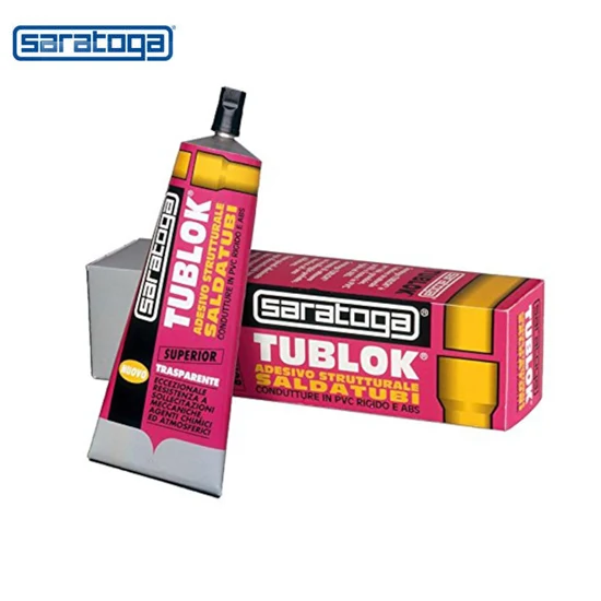 Colle PVC Tublok Tube 125g Saratoga - Adhésif Tuyaux Plastique