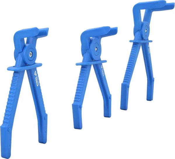 Brilliant Tools jeu de pinces de serrage pour tuyaux coudées à 90° 3 pièces BT521015 se procurer à bas prix