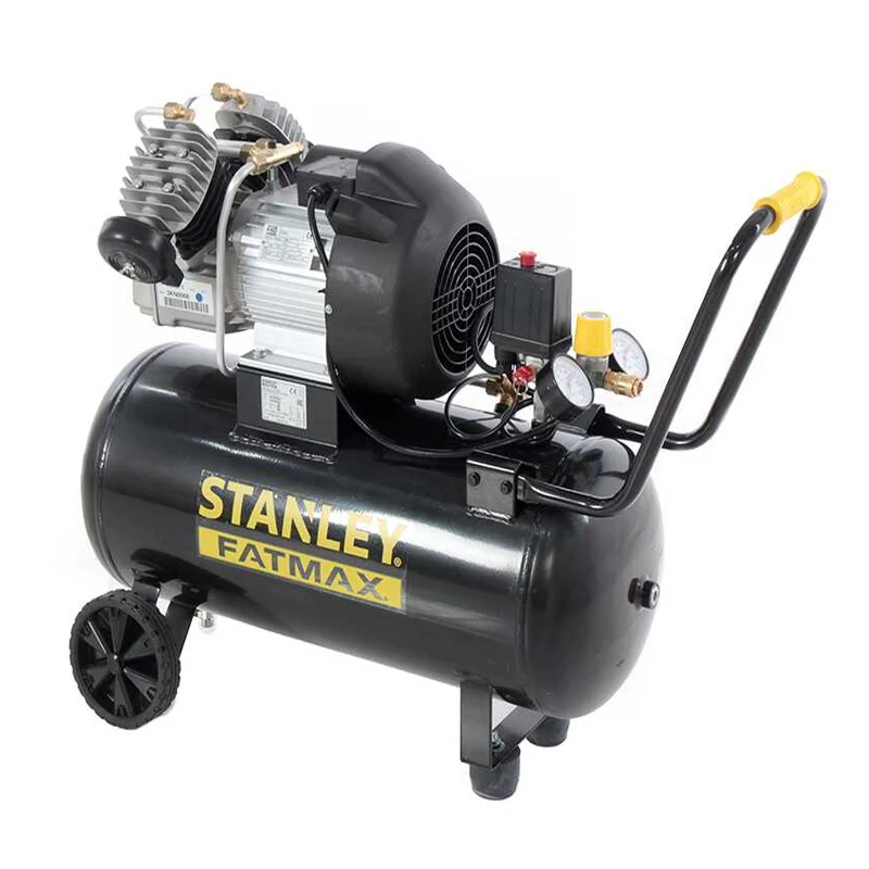 Compresseur 50L 3HP 10 bar bicylindres en V - STANLEY FATMAX - FDV2/400/10/50